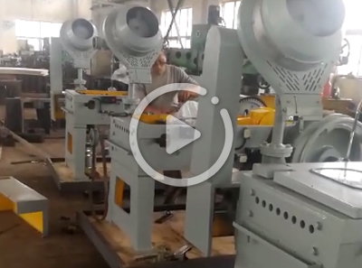 Eight-unit punch press ready for shipment