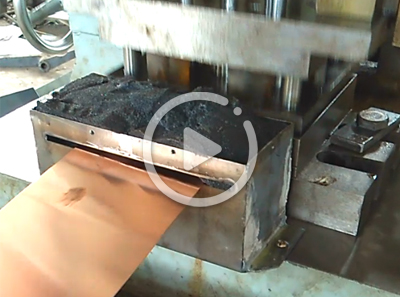 Video of producing metal caps